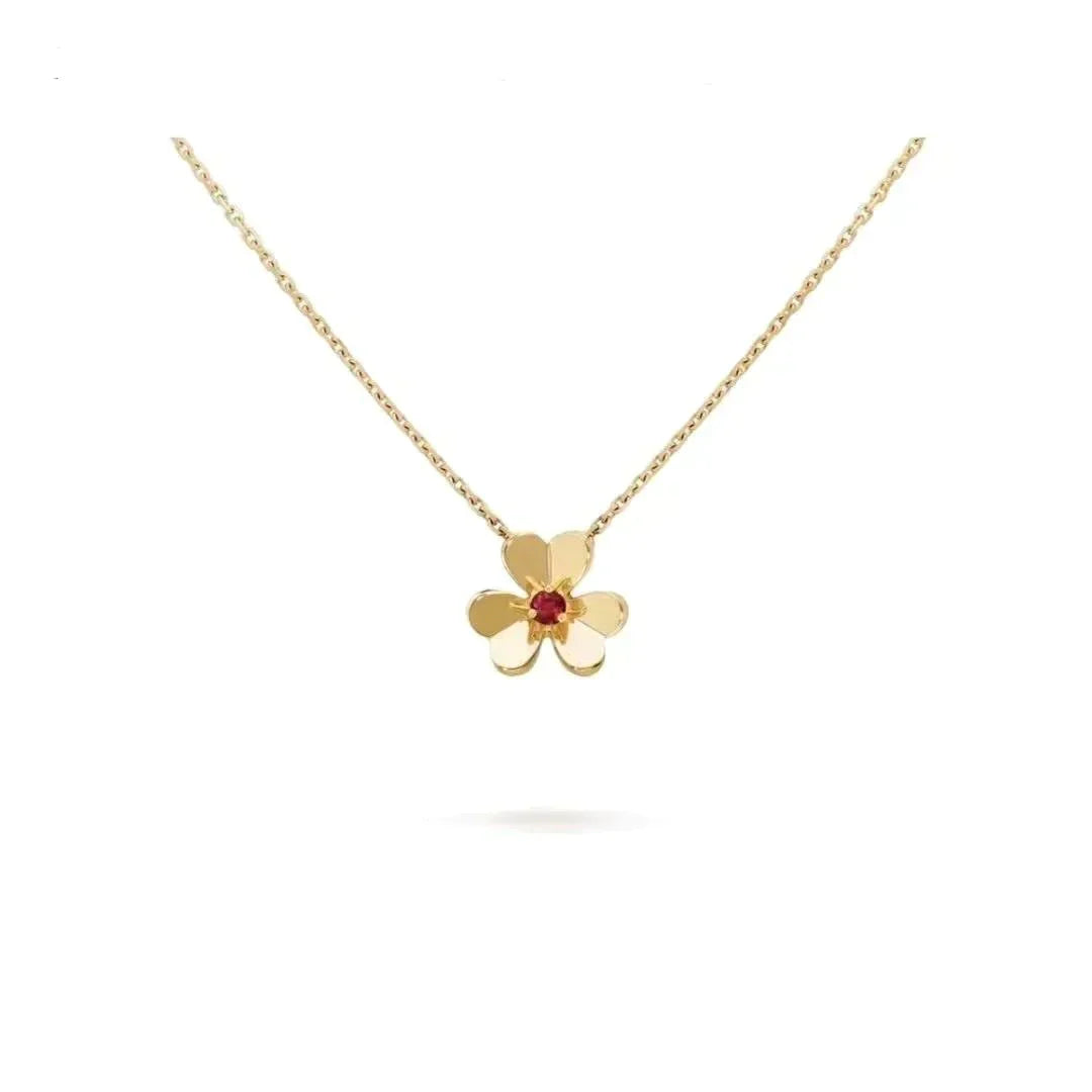 TimiFRIVOLE GOLD FLOWER NECKLACE