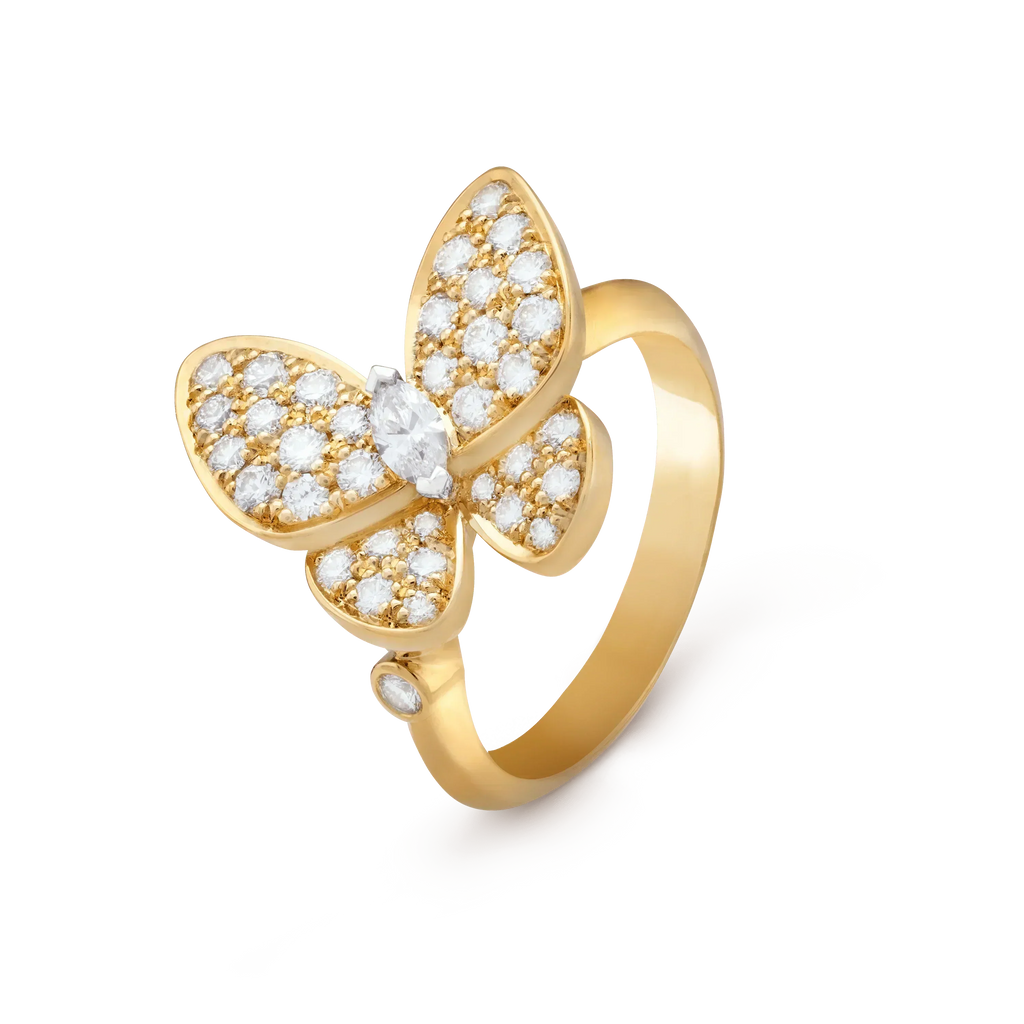 TimiBUTTERFLY DIAMOND RING