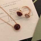 TimiPERLEE COULEURS DIAMOND ROSE GOLD BETWEEN THE FINGER RING
