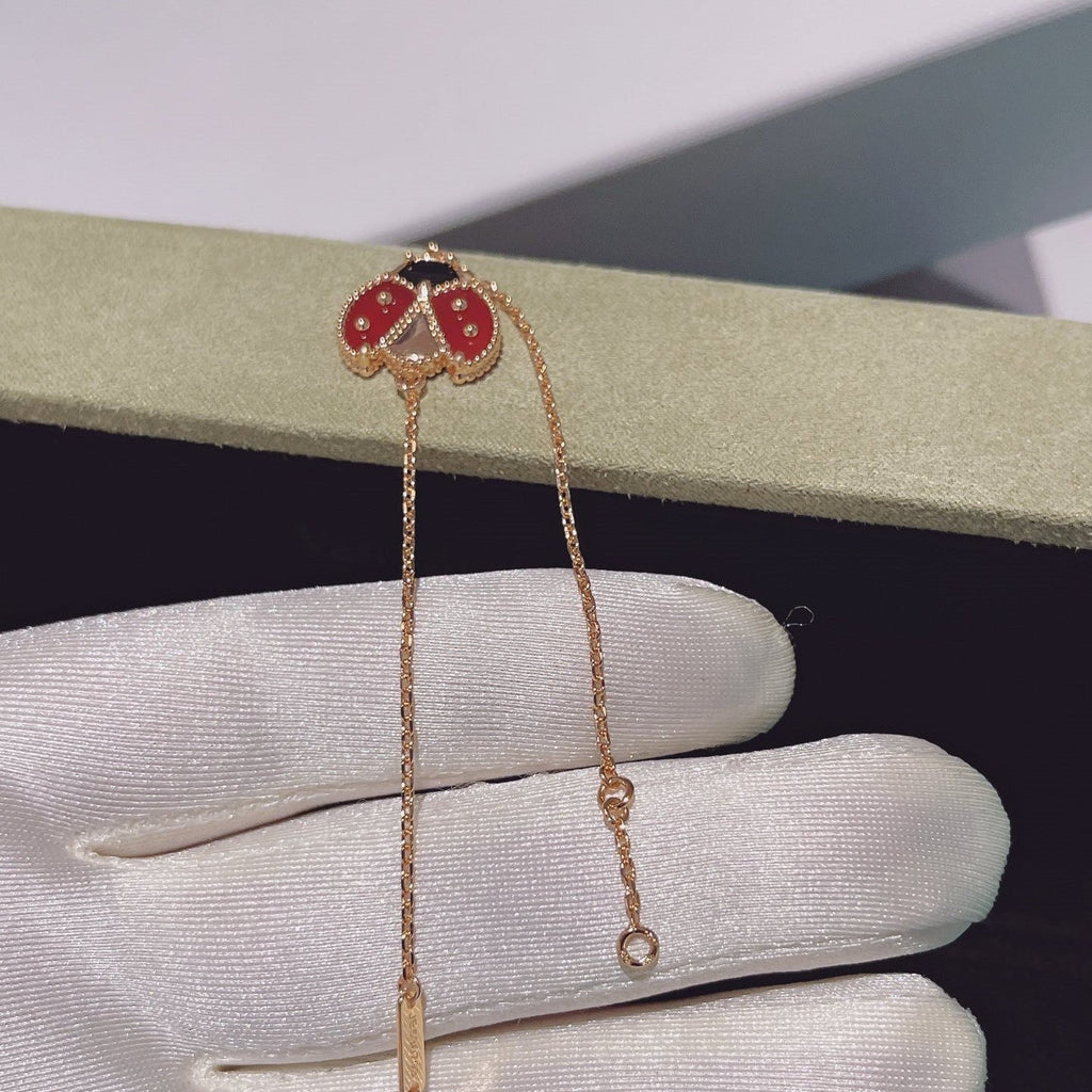 ¡®Timi¡¯LUCKY SPRING 1 MOTIF PINK GOLD BRACELET